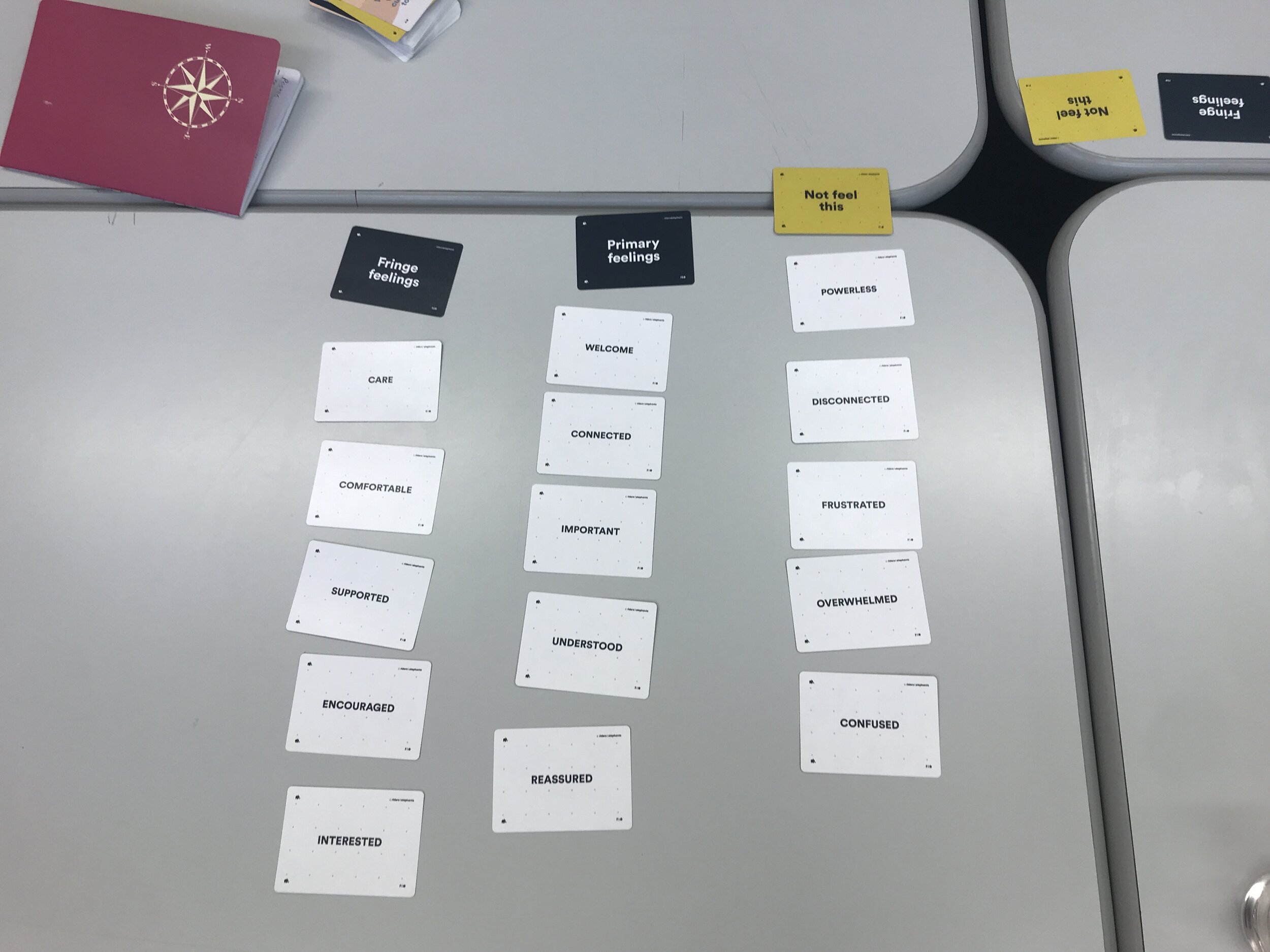 Staff workshop session — “What we want our customers to feel”